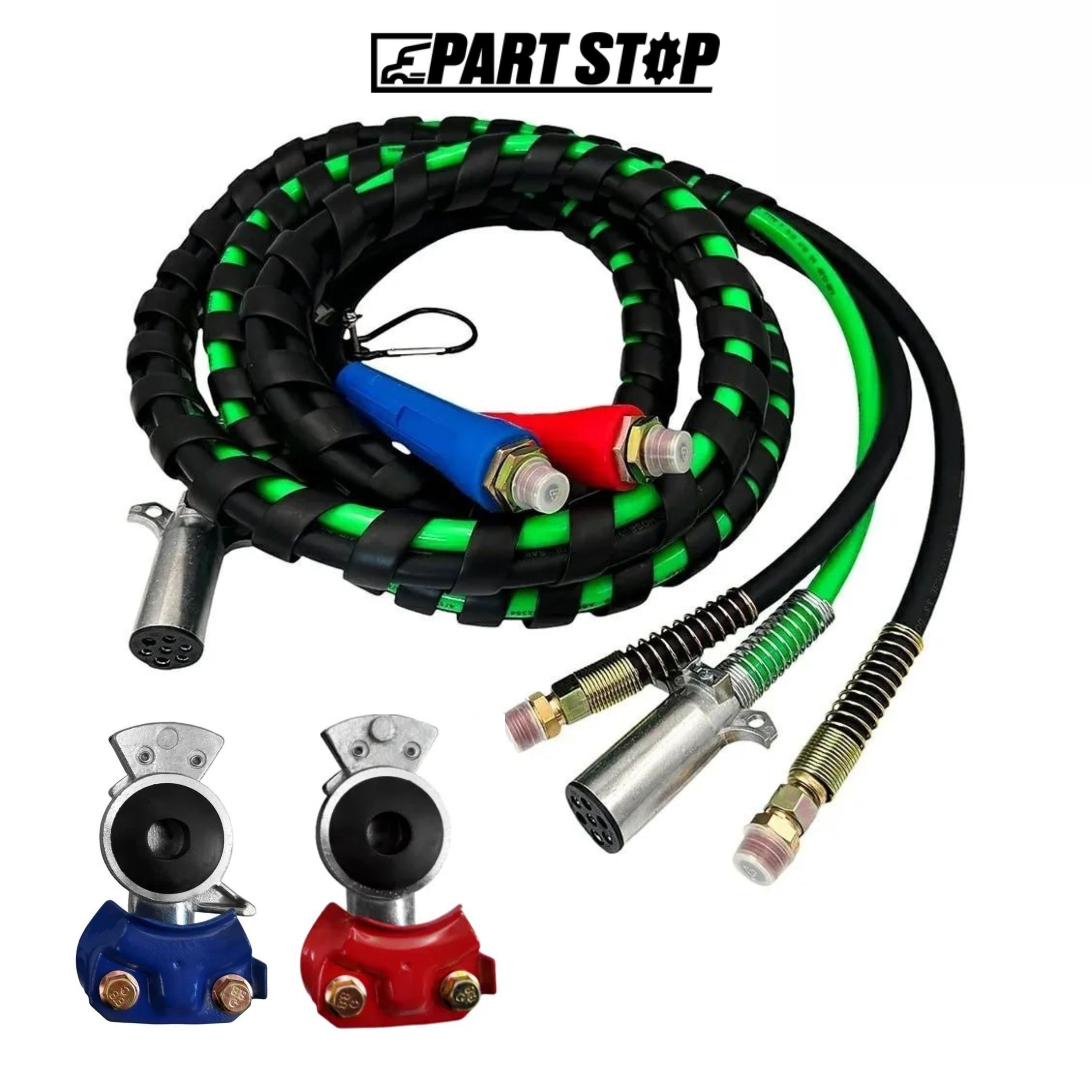 Air Line Kit — 2 Gladhands + 3-in-1 Cable 15ft KIT
