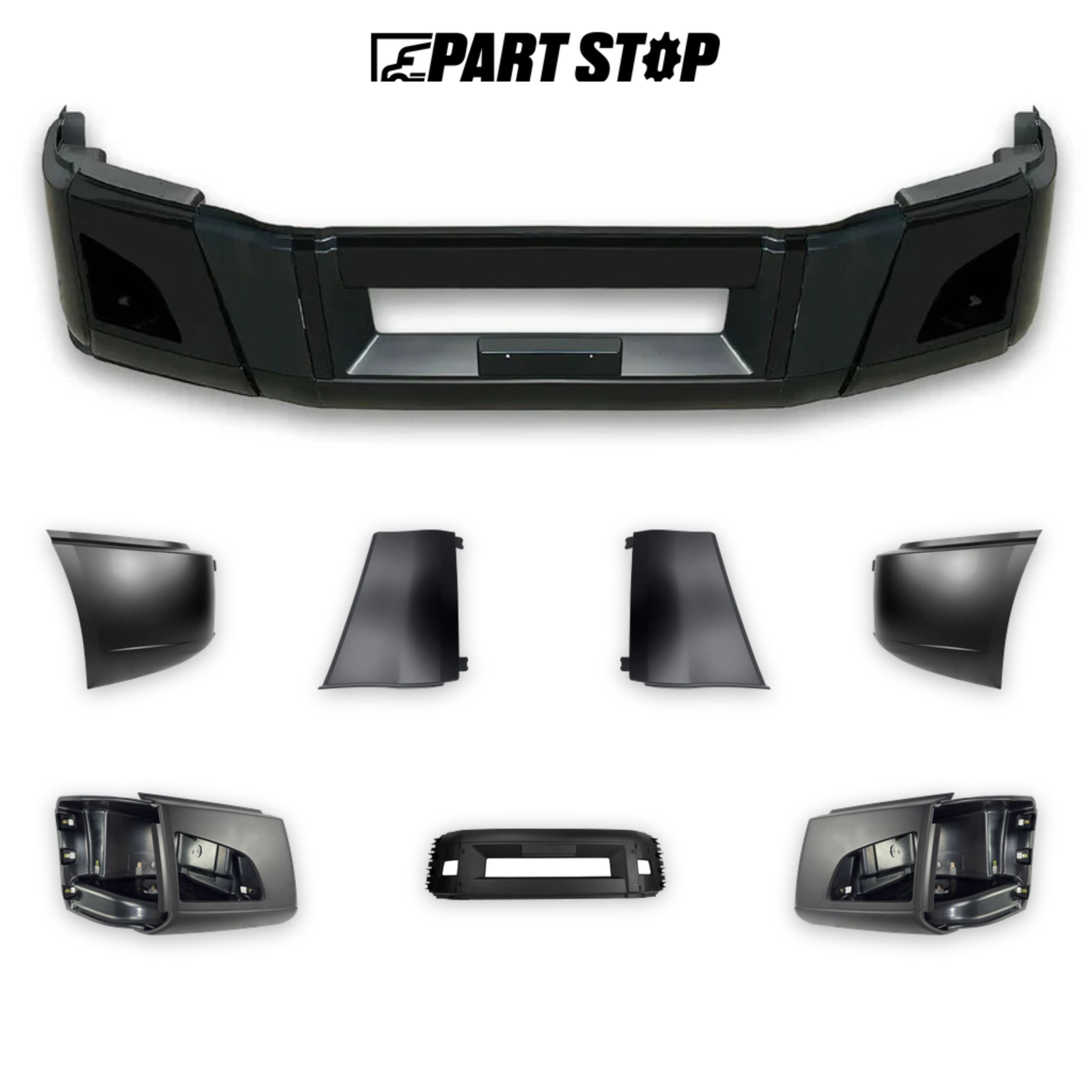 Volvo VNL Full Front Bumper Complete KIT
